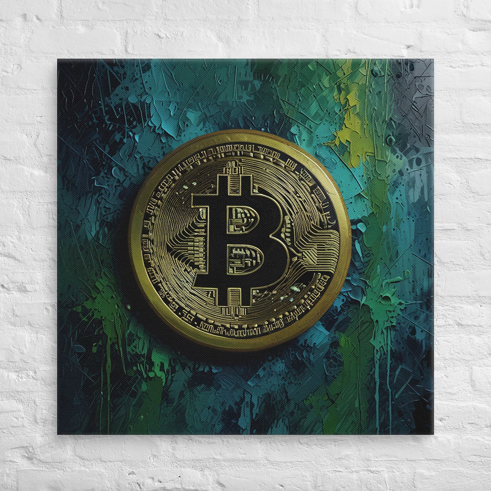 Bitcoin Wall Art – Modern Crypto Prints for Home & Office