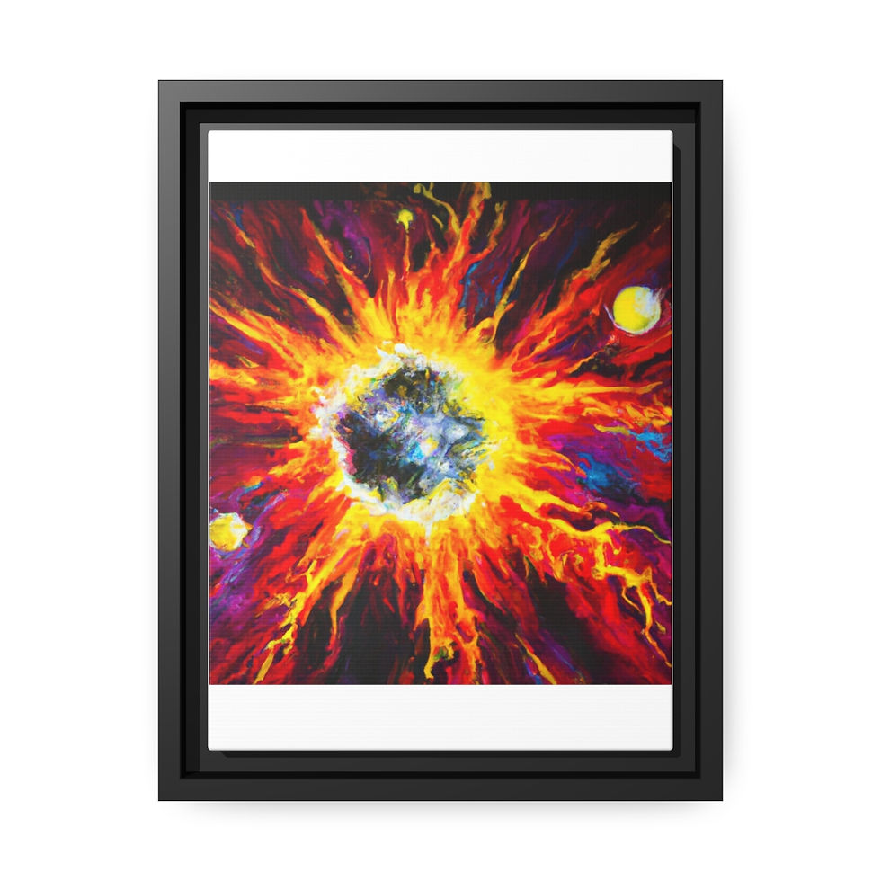 الصورة المصغرة: Framed Art Print Canvas Print Black Frame | Roseson®