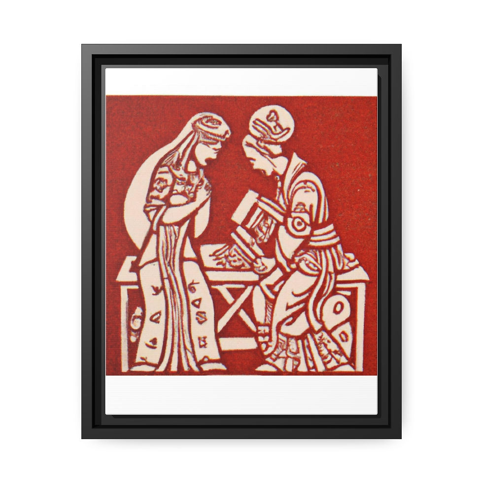 Miniature : Floral Wall Art Canvas Print Black Frame | Roseson®