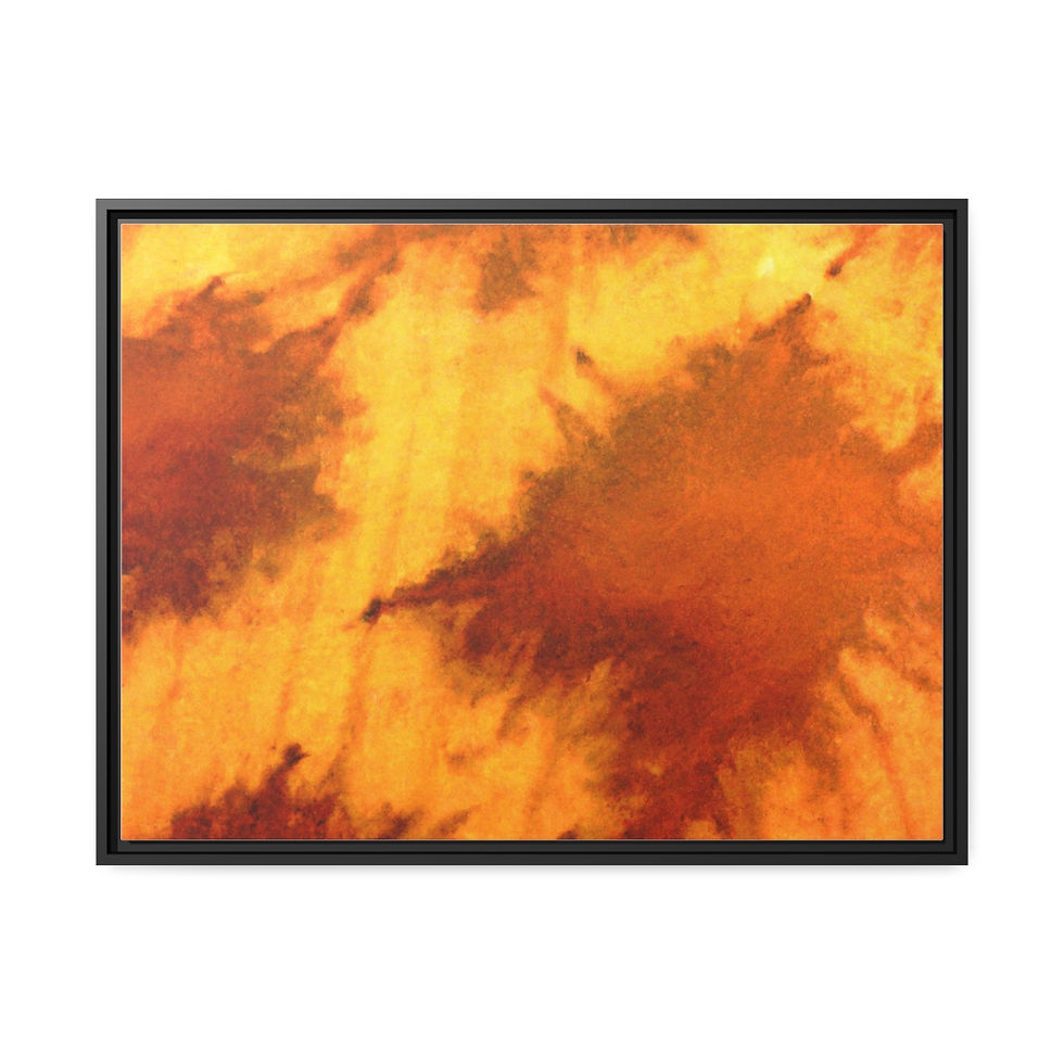 Thumbnail: Rosesun™ Matte Canvas, Black Frame