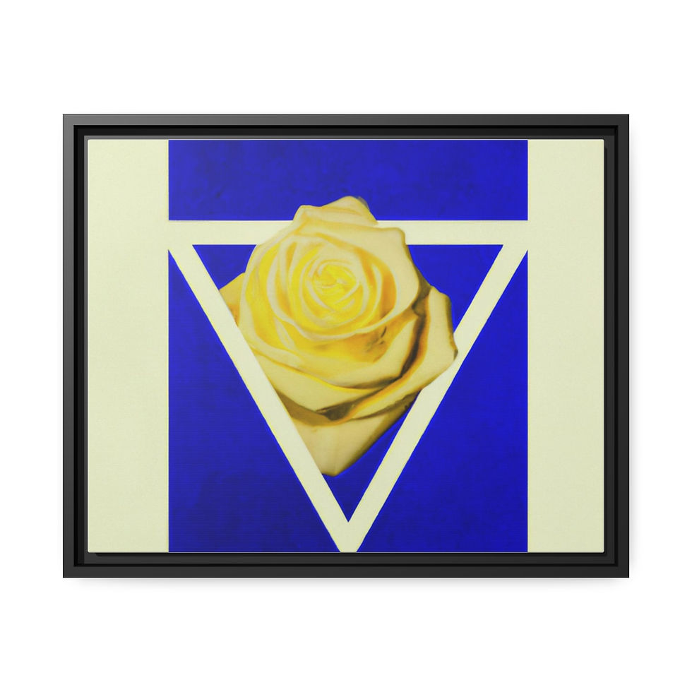 الصورة المصغرة: Bespoke Fine Art Canvas Print Black Frame | Roseson®