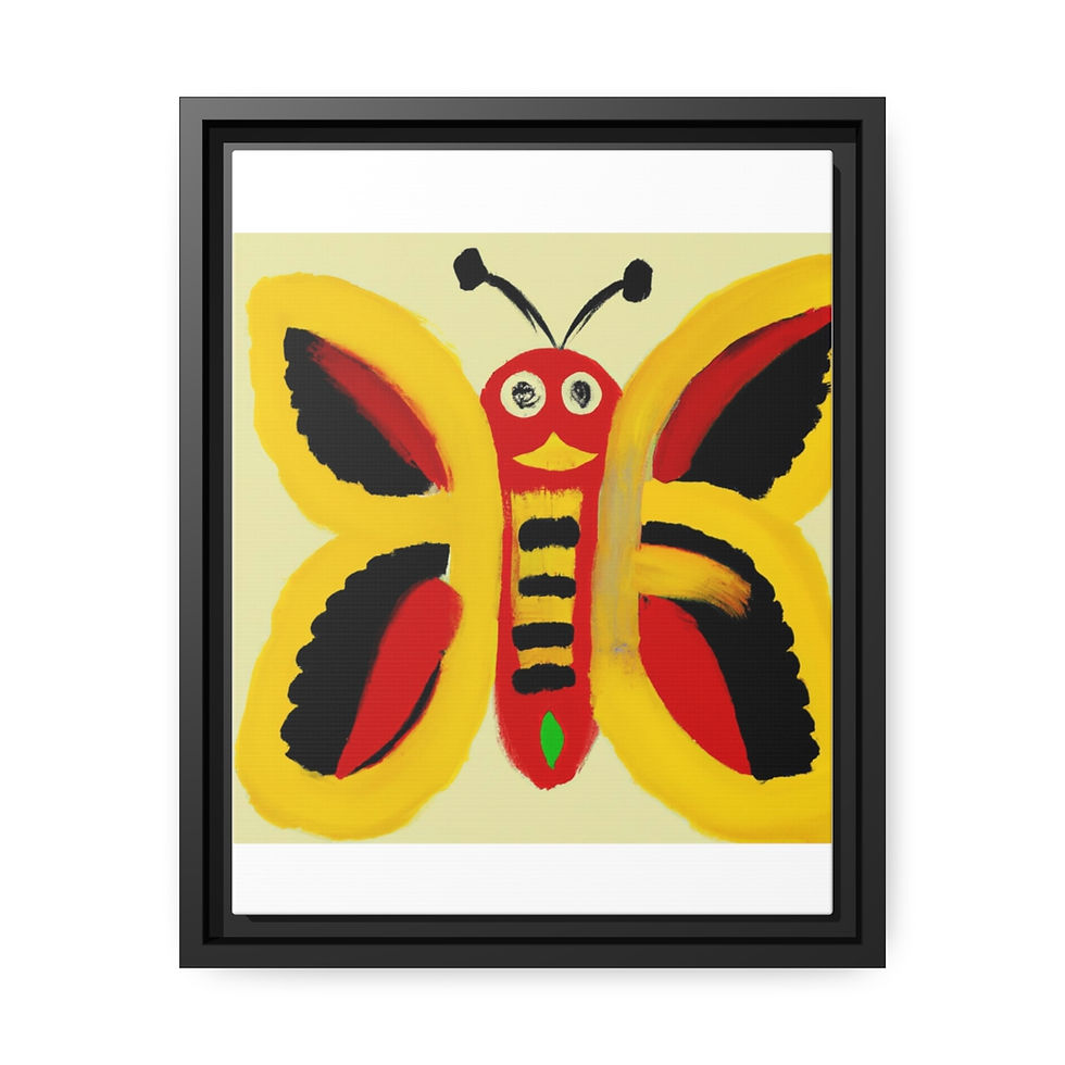 Miniature : Modern Home Decor Art Canvas Print Black Frame | Roseson®