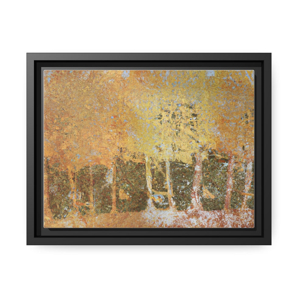 Rosesun™ Matte Canvas, Black Frame