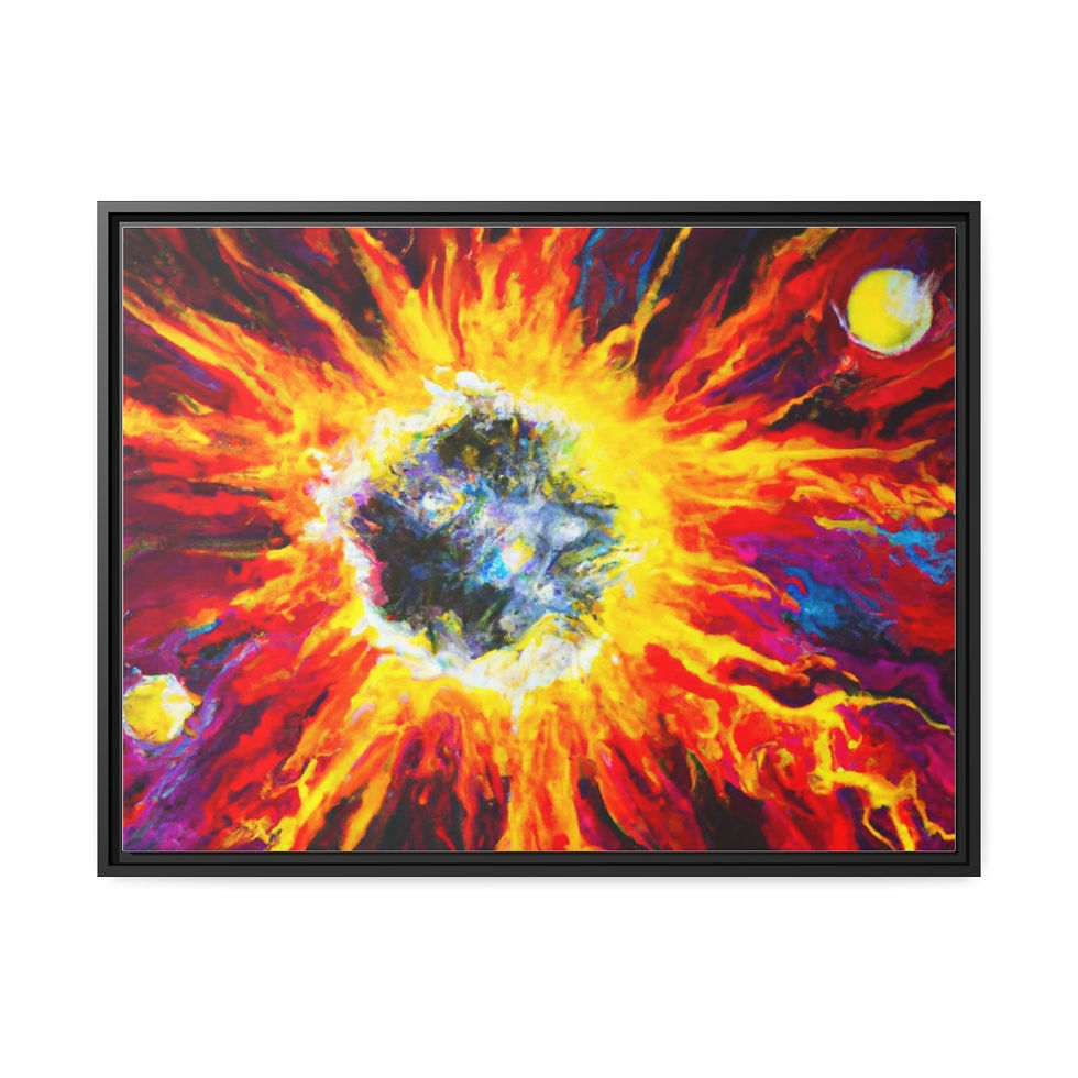 الصورة المصغرة: Framed Art Print Canvas Print Black Frame | Roseson®