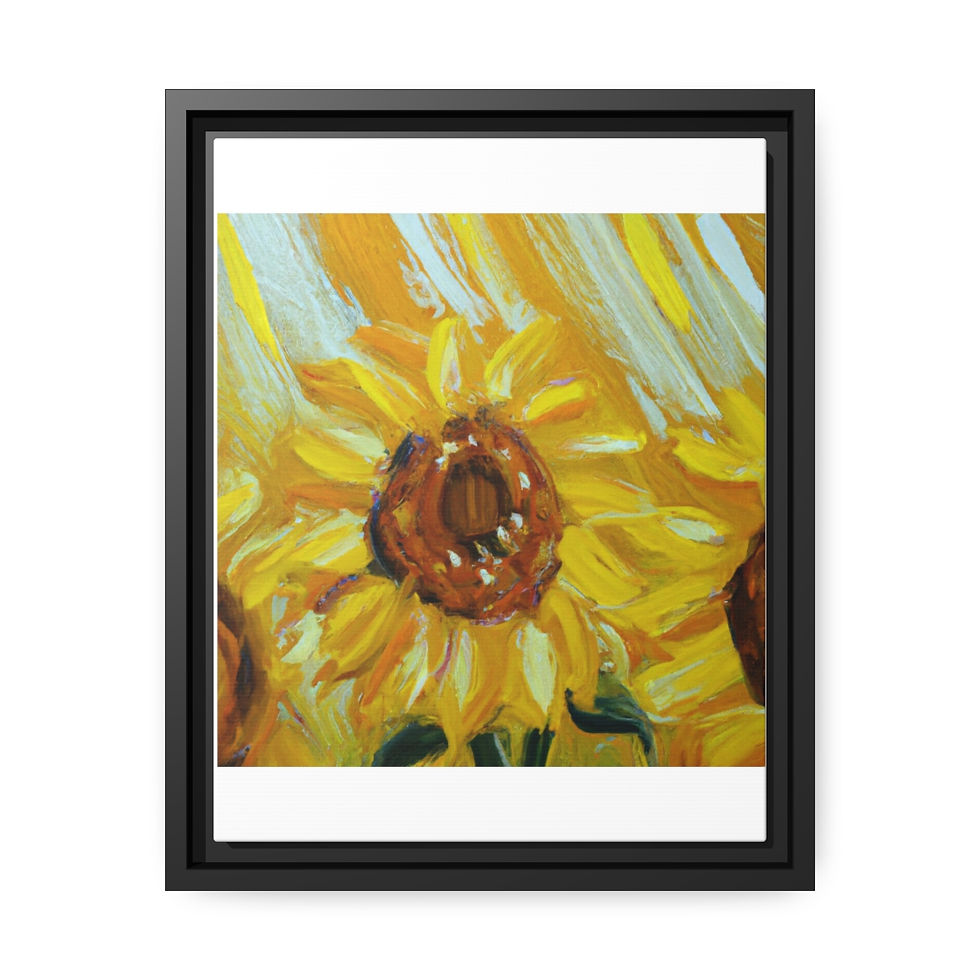 थंबनेल: Framed Art Print Canvas Print Black Frame | Roseson®