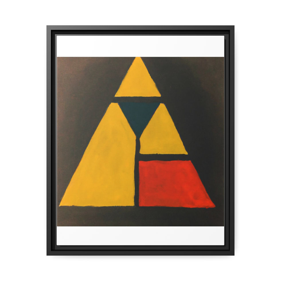 थंबनेल: Rosesun™ Matte Canvas, Black Frame
