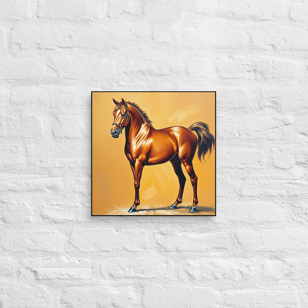 الصورة المصغرة: Arabian Horse Canvas Wall Art | Elegant Equestrian Print | Home & | Roseson®