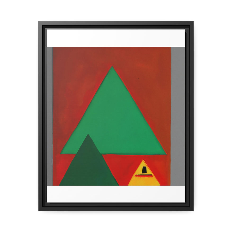 الصورة المصغرة: Authentic Landscape Wall Art Canvas Print Black Frame | Roseson®