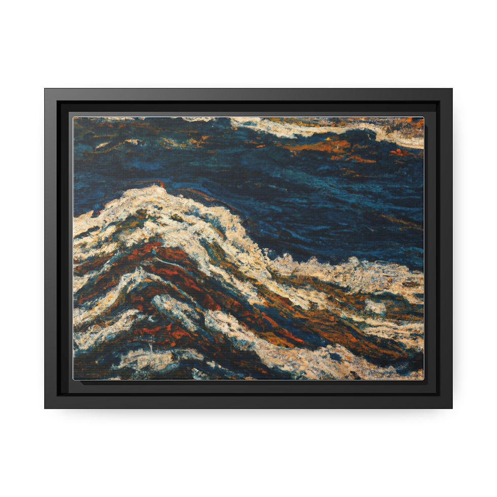 Rosesun® Canvas Painting Print, Black Frame