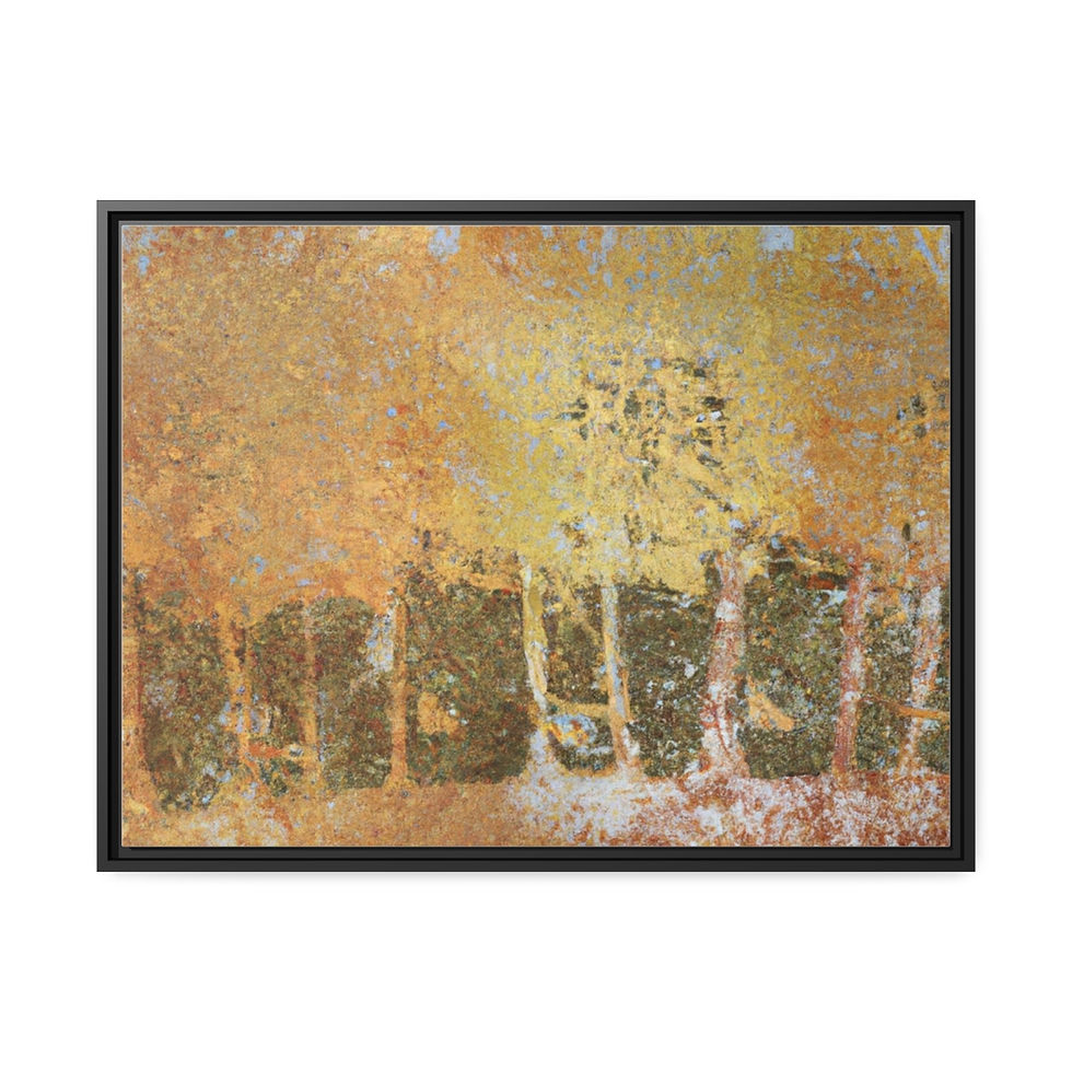 थंबनेल: Charming Fine Art Canvas Print Black Frame | Roseson®
