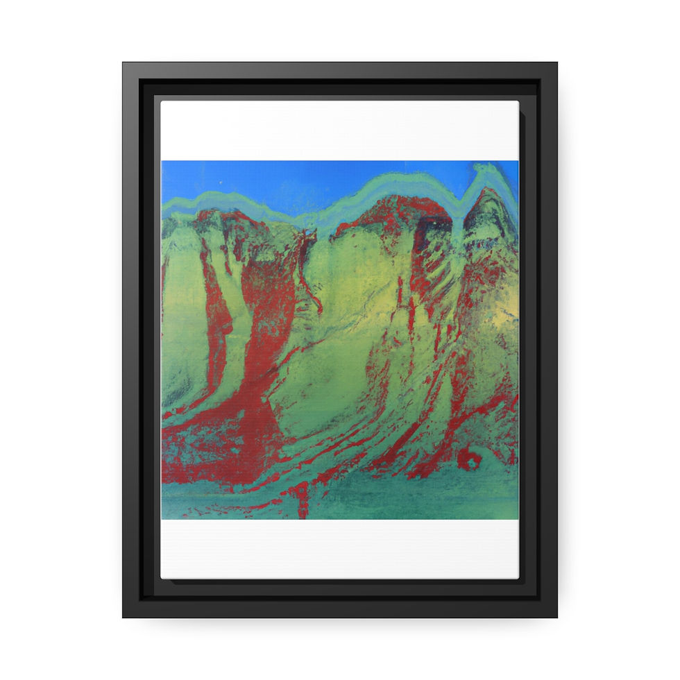 الصورة المصغرة: Canvas Wall Art Print Black Frame | Roseson®