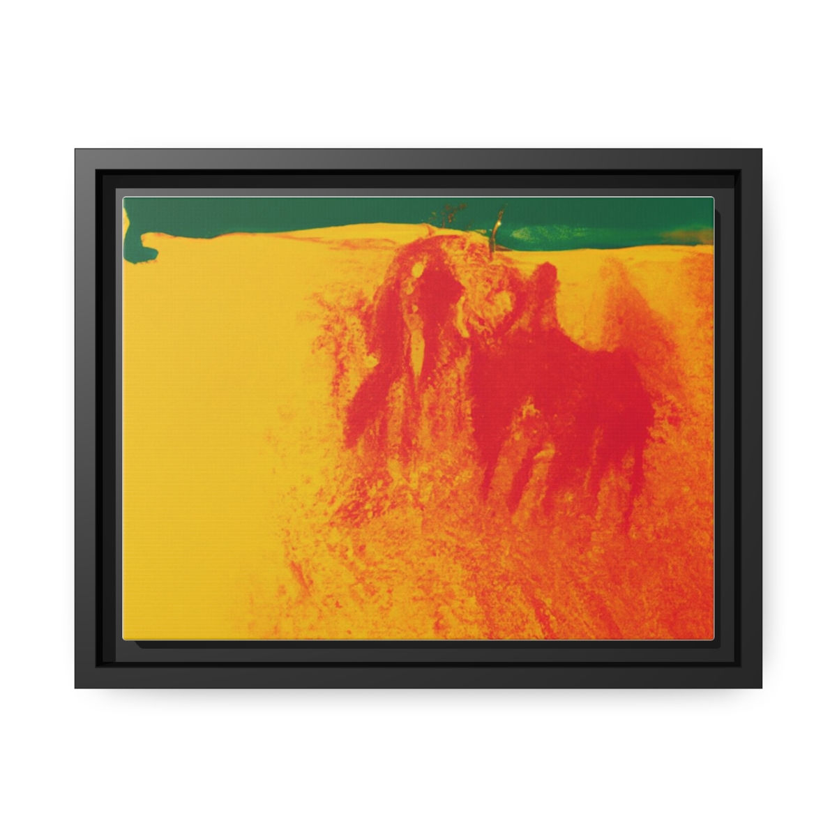Rosesun™ Matte Canvas, Black Frame