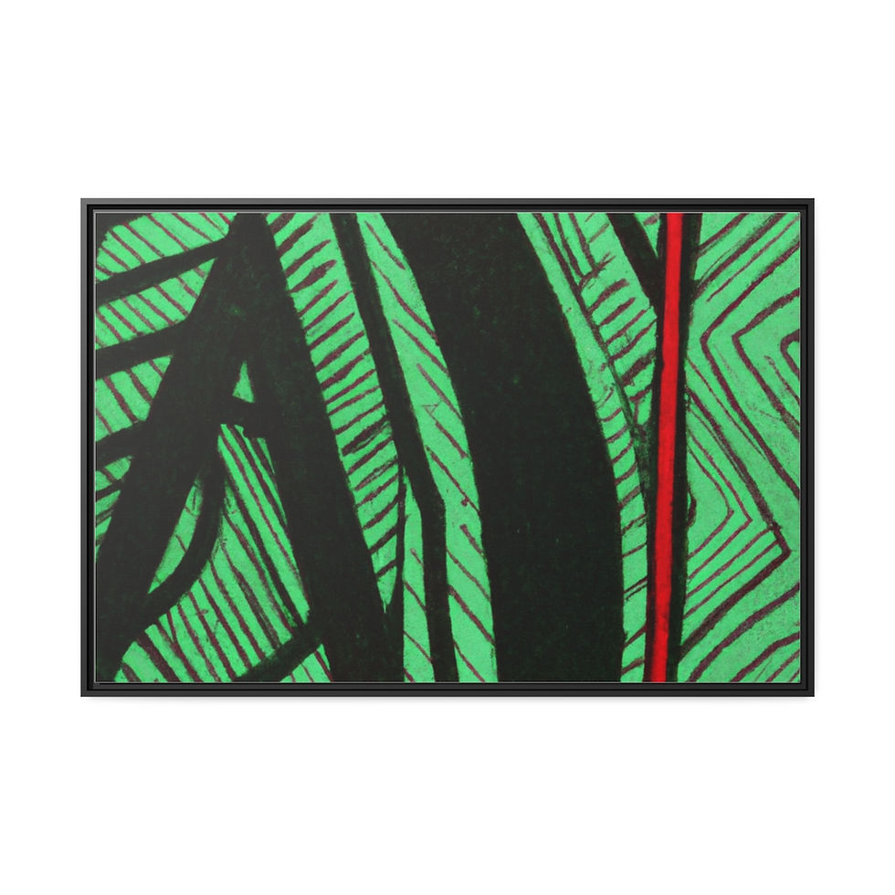 الصورة المصغرة: Museum Quality Fine Art Canvas Print Black Frame | Roseson®