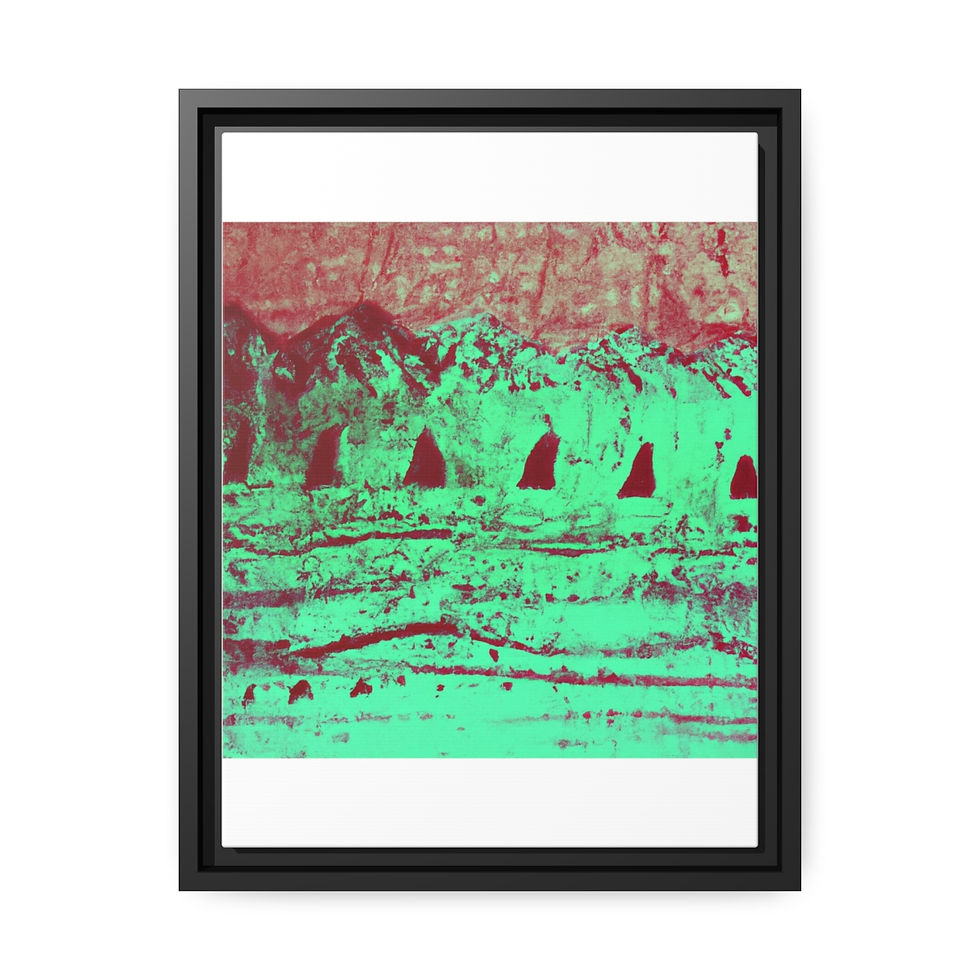 Miniature : Canvas Wall Art Print Black Frame | Roseson®
