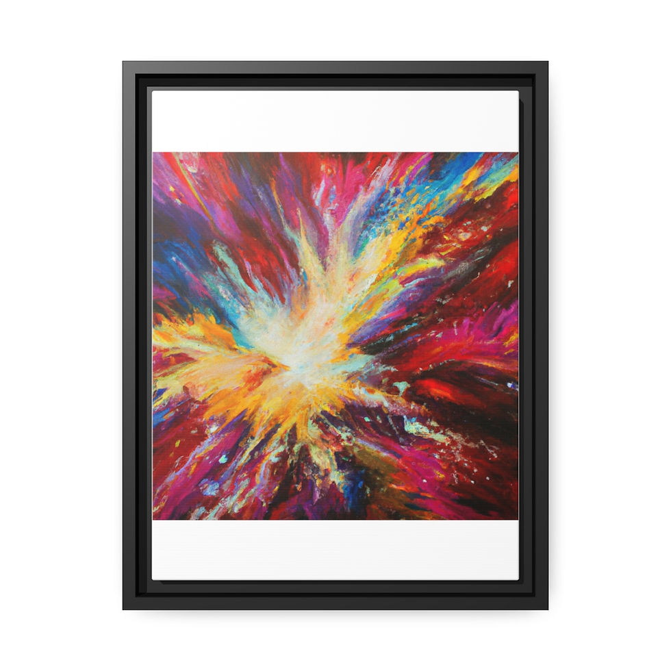 Miniature : Lasting Gallery Wall Canvas Print Black Frame | Roseson®