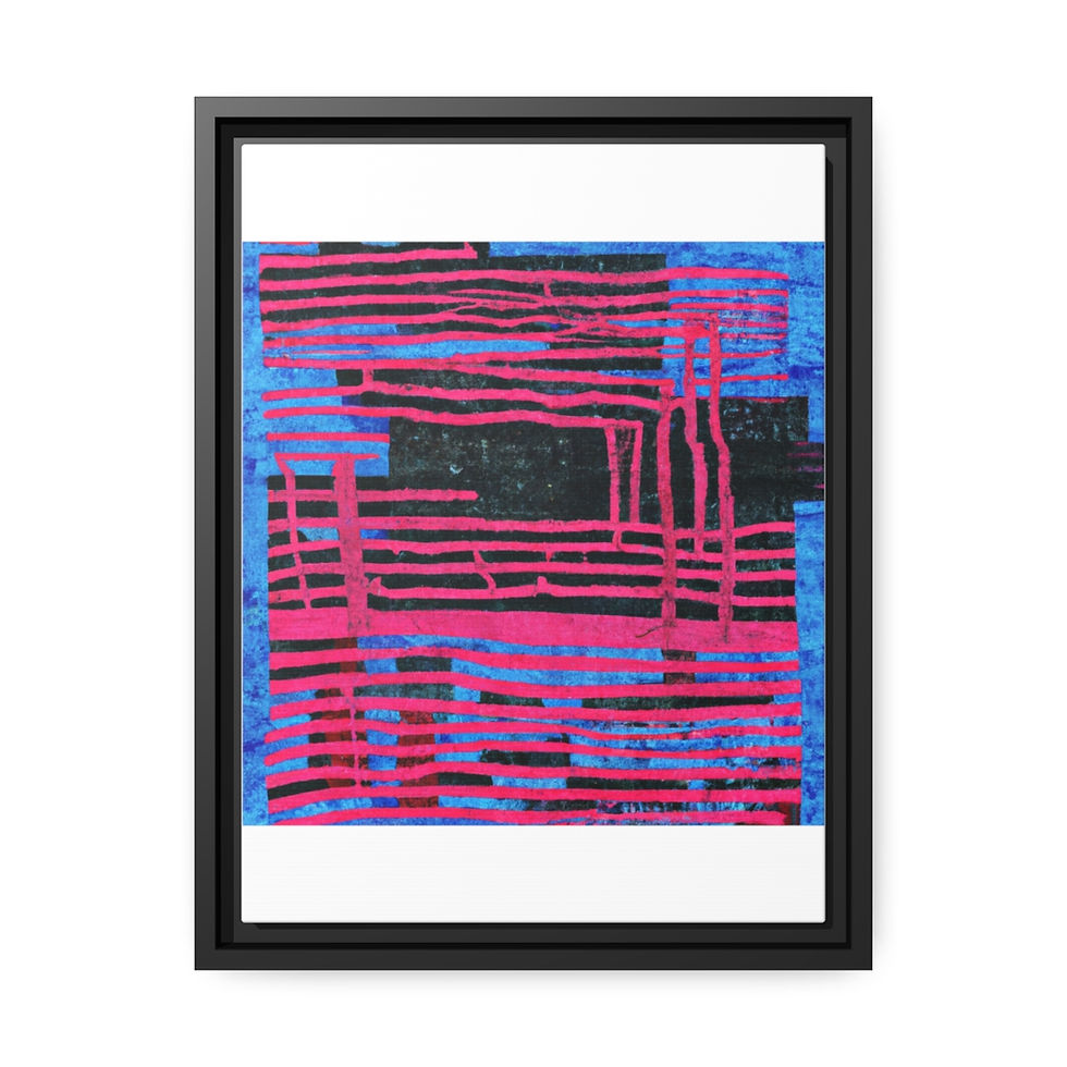 الصورة المصغرة: Vintage Wall Art Canvas Print Black Frame | Roseson®