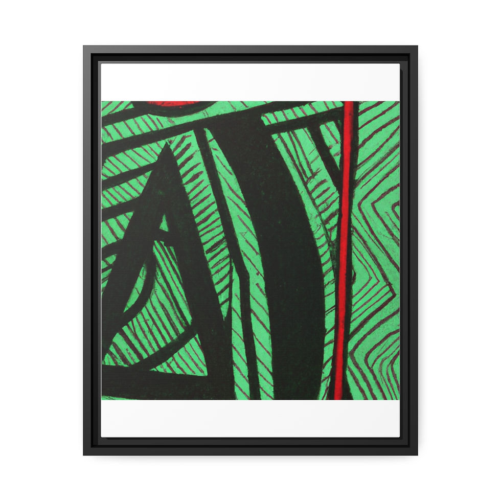الصورة المصغرة: Museum Quality Fine Art Canvas Print Black Frame | Roseson®