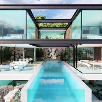 Smart Design Architecture Palma de Mallorca Modern Villa 3D Render Lumion Sketch Up
