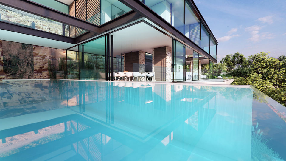Smart Design Architecture Palma de Mallorca Modern Villa 3D Render Lumion Sketch Up