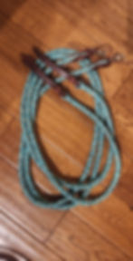 Thumbnail: 4 or 2-Knot Halter with Side Pull Rings (Stnd/Sml/Yrling/Mini/Weanling/or Foal)