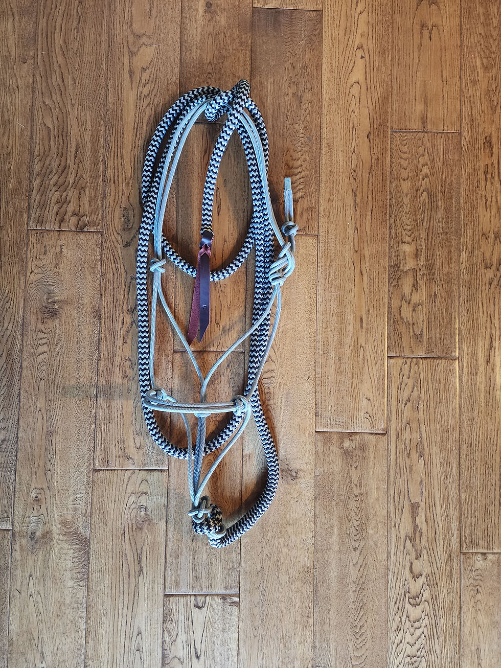 Thumbnail: 2-Knot Halter (Large, Mule, or Draft Size)