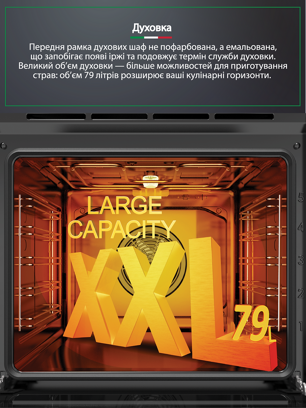 Прев'ю: Комплект Духова шафа Ardo ABO18EB4  79л + Варильна поверхня газова Ardo AMH64GCX