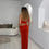 Thumbnail: Rust Red Sirena Maxi Dress