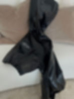 Thumbnail: Vegan Leather Hooded Jacket 