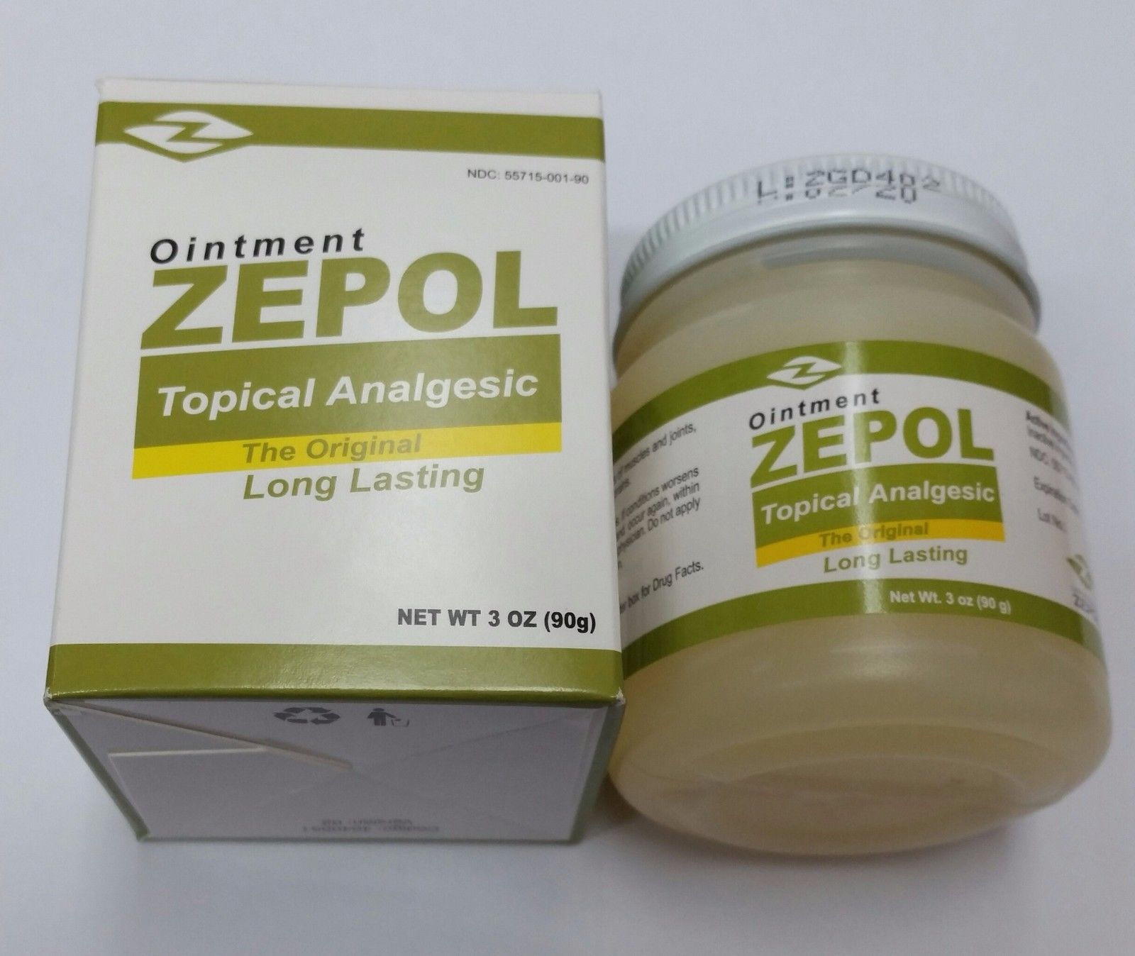 ZEPOL 2 PCS 3oz ea UNGUENTO FROTACION RESFRIOS DOLORES MUSCULARES ON SALE !