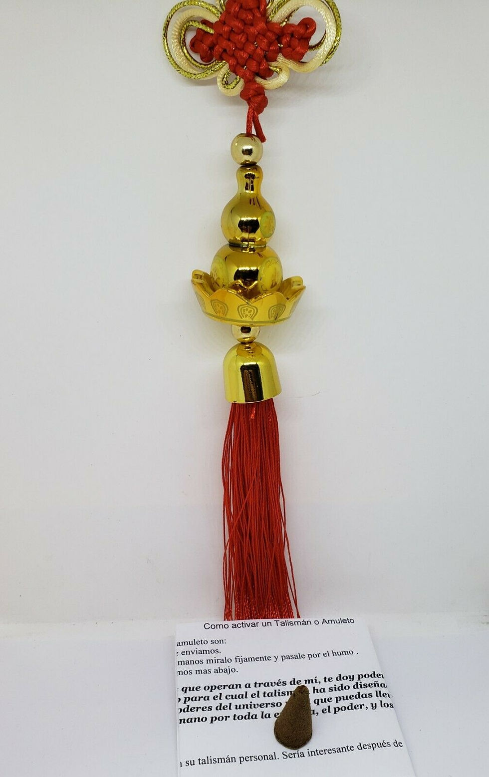 TALISMAN PIRAMIDE ESPECIAL - Attracts Money, Luck & Protection Pyramid Talisman (Instructions Included)