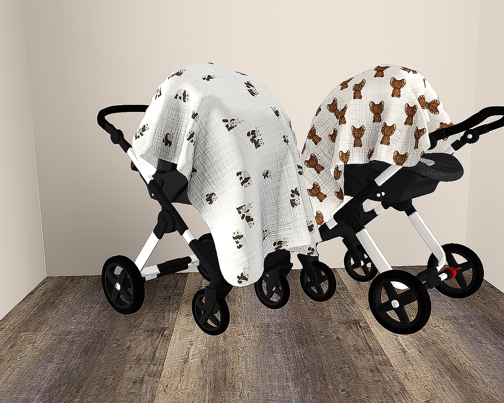 Thumbnail: Muslin Stroller Blanket
