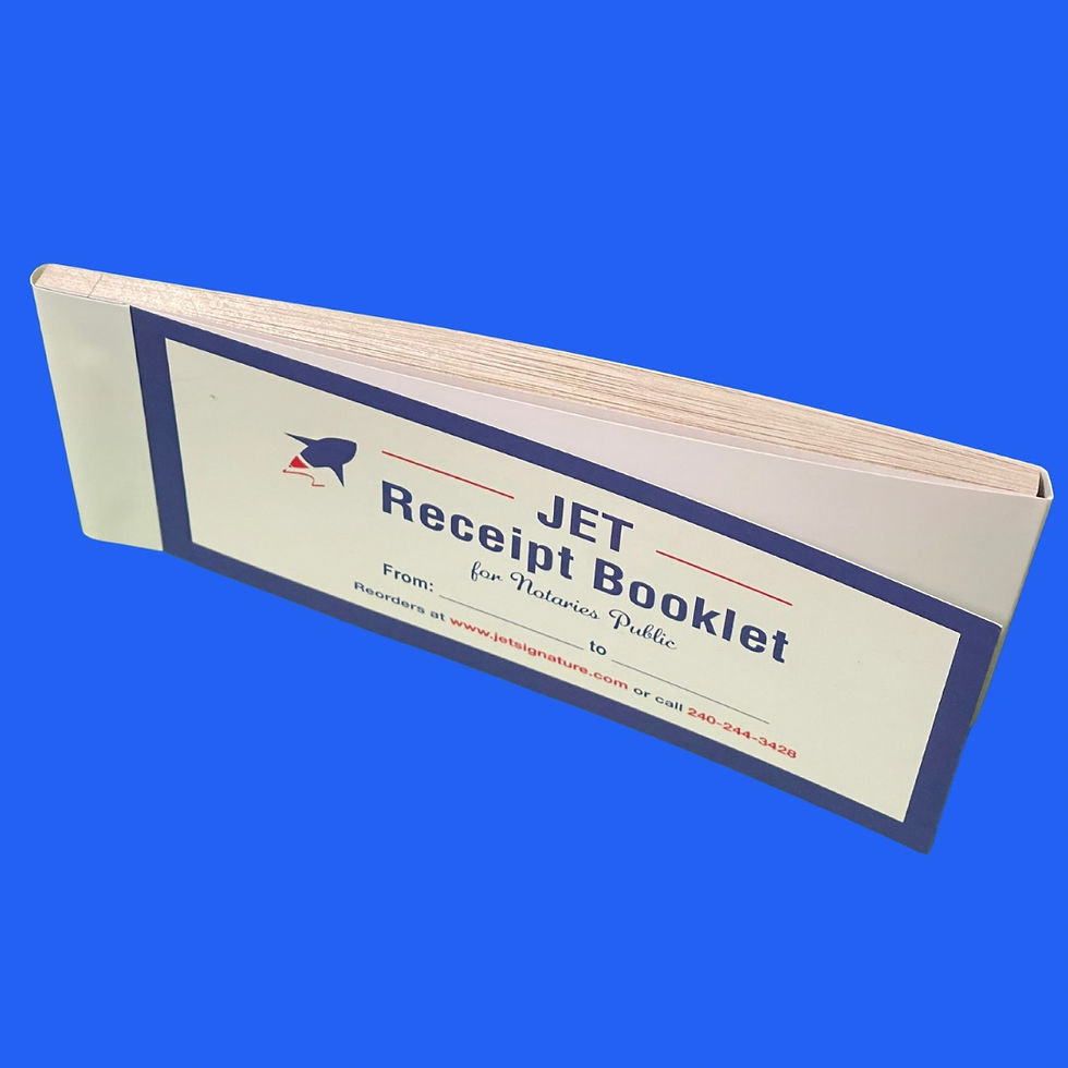 Thumbnail: JET Receipt Booklet
