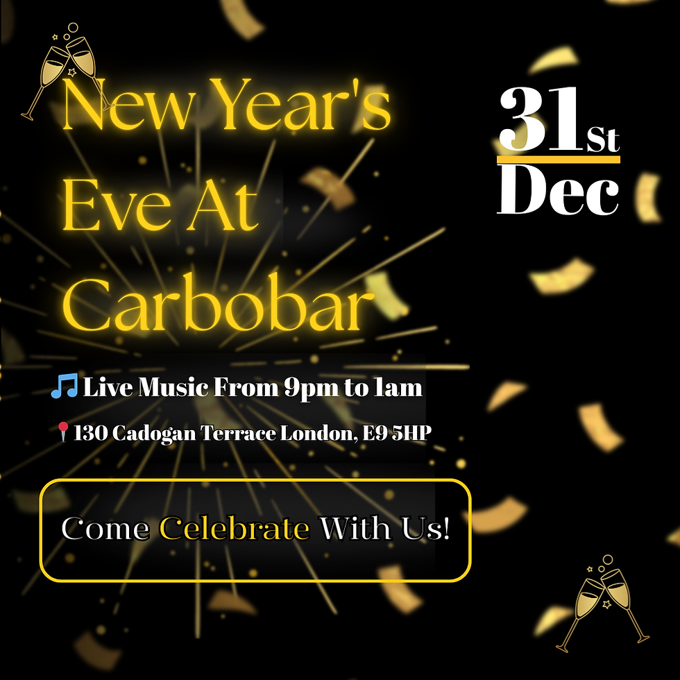 🥂New Year’s Eve at Carbobar