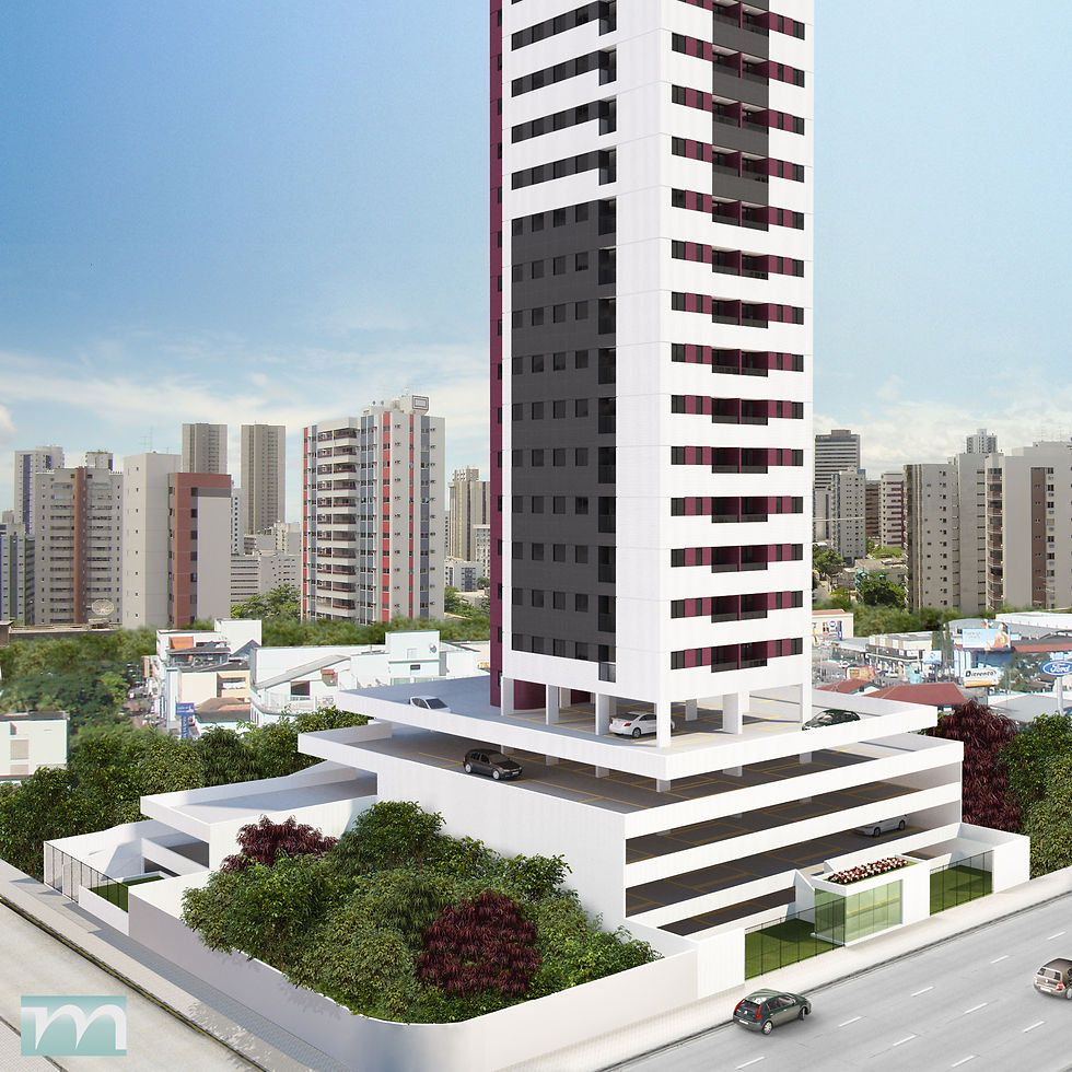 Edifício em Piedade - 3D
