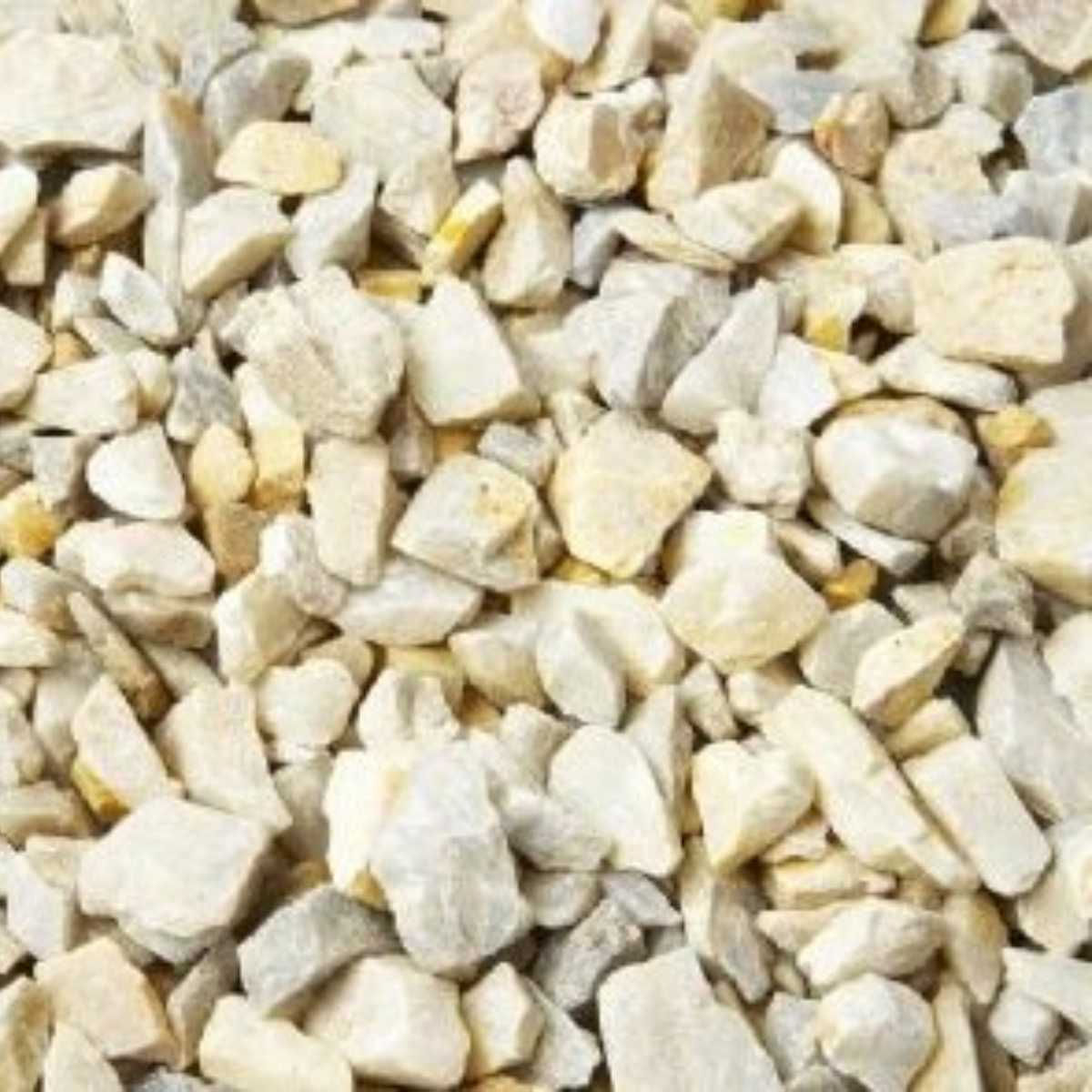 Light colored gravel