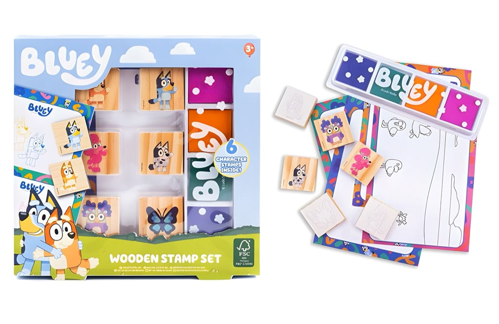 Bluey Wooden Stamper Set