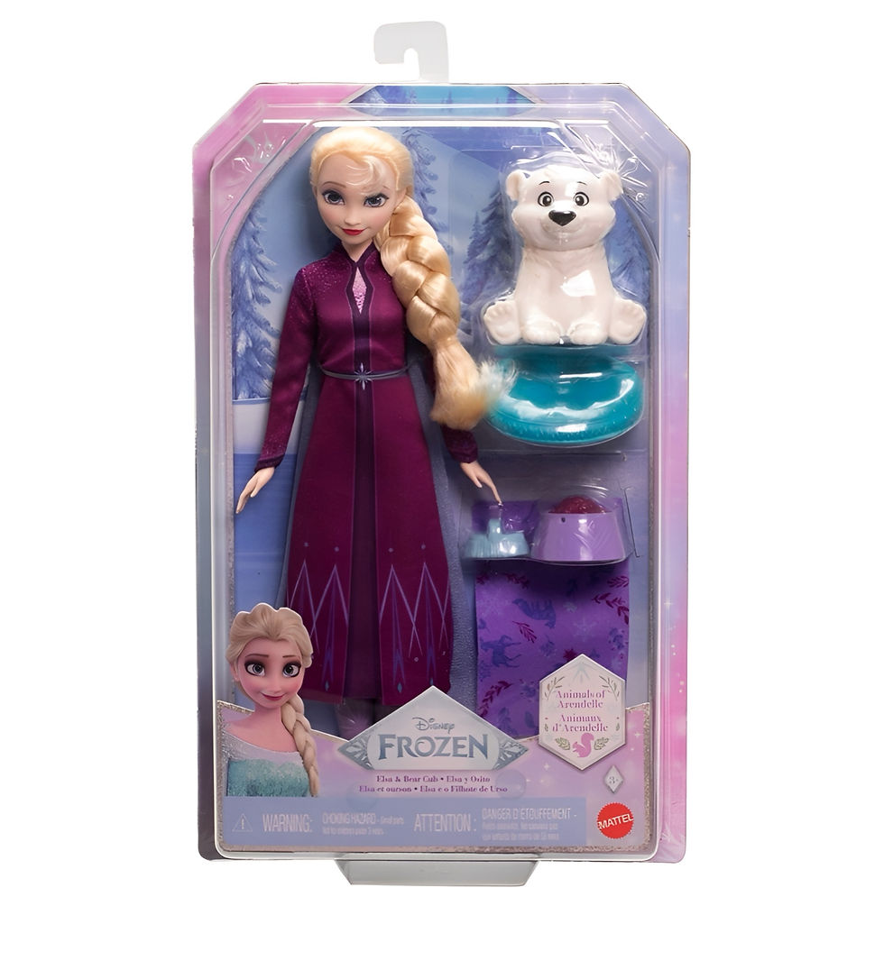Thumbnail: Disney Princess Frozen Elsa Doll & Polar Bear Cub