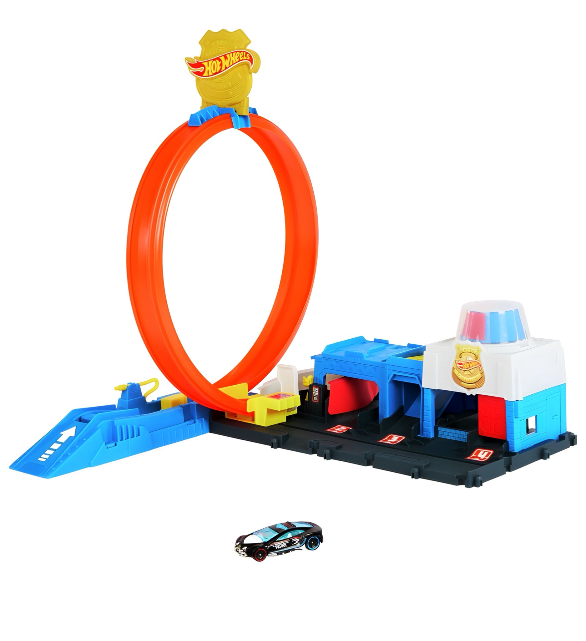 Hot Wheels City Super Police Station Playset