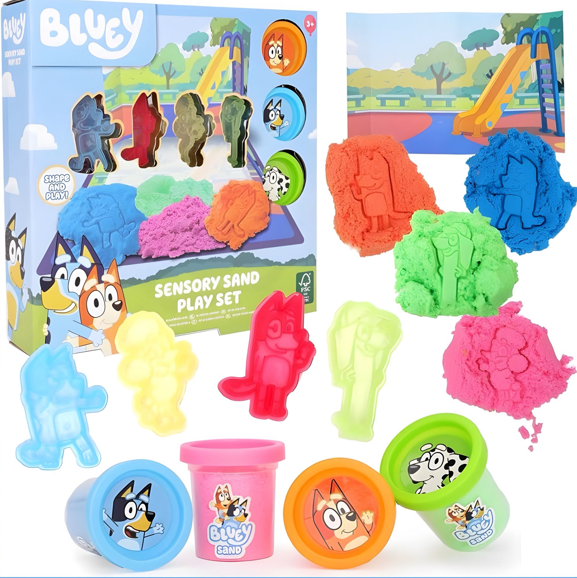Bluey Sensory Sand Play Set