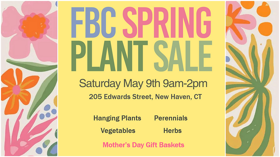 FBC Spring Plant Sale