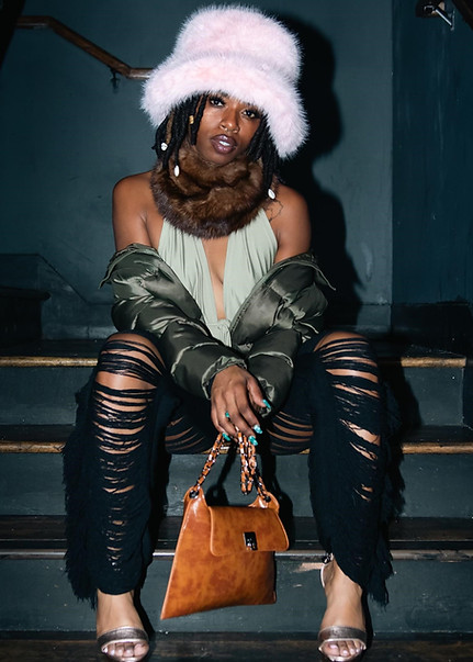 DJ BlackWoman, a self-taught DJ from Oakland, CA