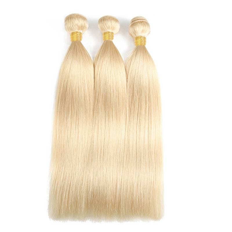 613 BLONDE MINK INDIAN STRAIGHT 3 BUNDLE