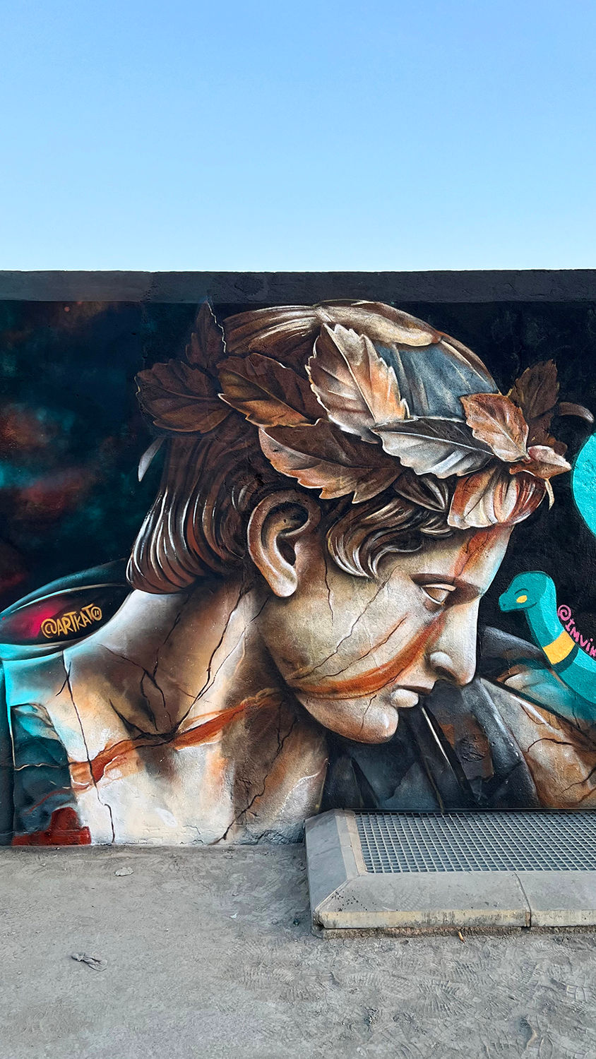 Mural para el evento Fondo Negro Cartagena - KATO.