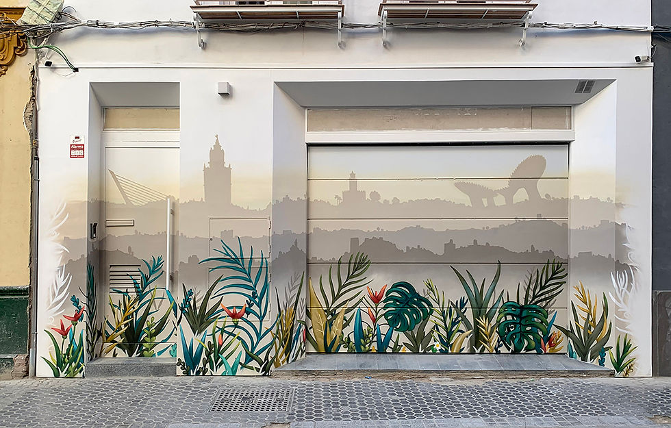 Graffiti Selva & SkylineSevilla