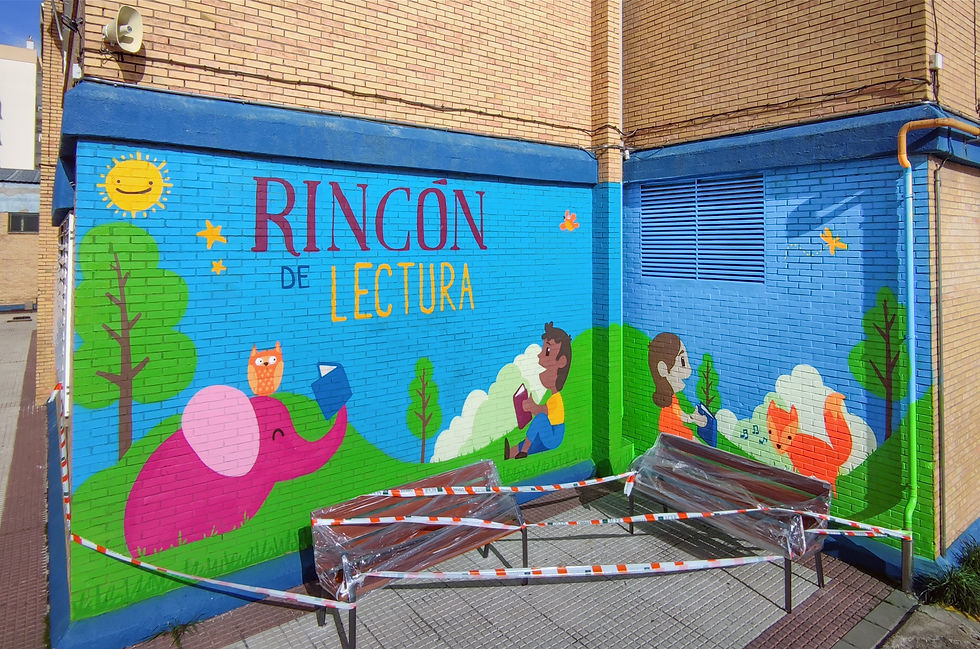 Graffiti CEIP Manuel Siurot Rincon de Lectura