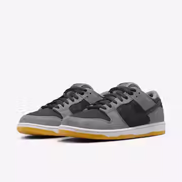 Dunk Low Pro Black and Smoke Grey