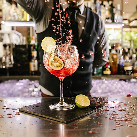 Bartender Pouring Cocktail