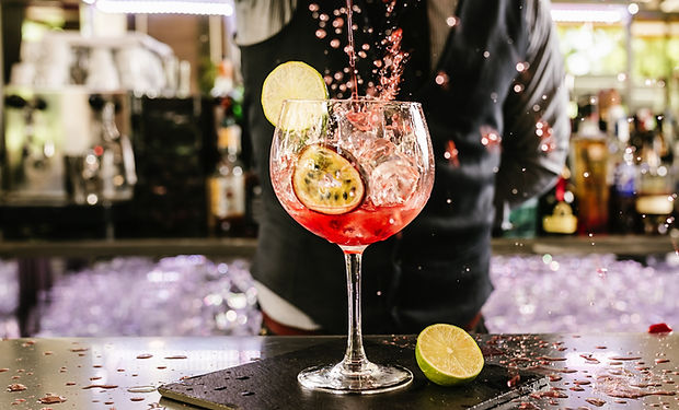 Bartender Pouring Cocktail