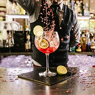 Bartender Pouring Cocktail