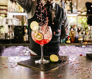 Bartender Pouring Cocktail